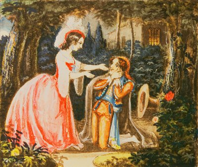 Count Almaviva Kneels Before His Wife in Contrition, Act IV, from 
